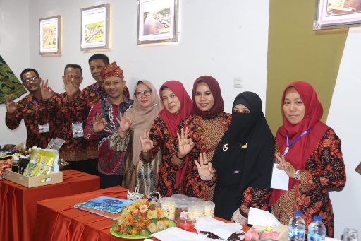 Wakil Bupati Bengkalis Bagus Santoso disela-sela Riau Expo 2022 (foto/ist)